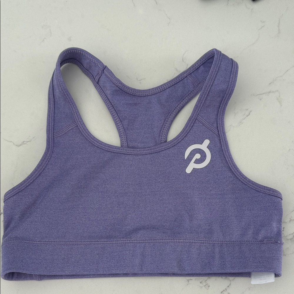 Peloton Purple Racerback Sports Bra